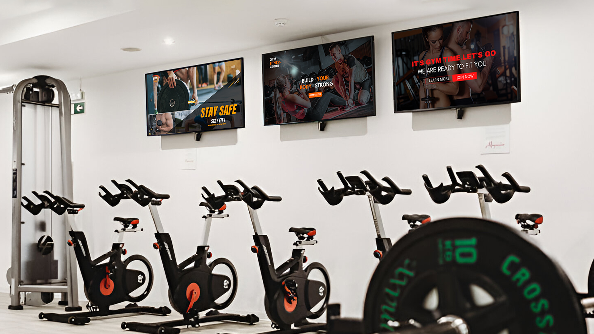 How to Use Digital Signage for Gyms and Fitness Centers