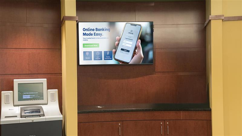 Digital Signage for banks