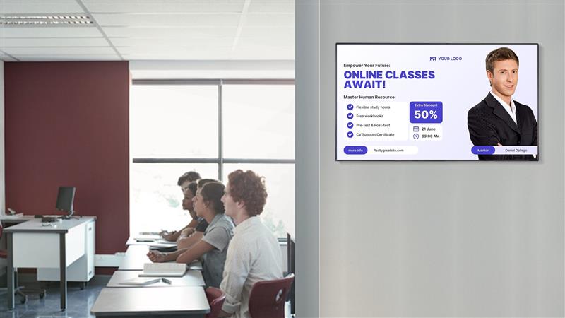 Educational Digital Signage