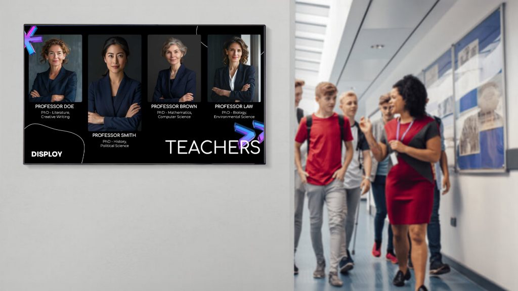 Educational Digital Signage