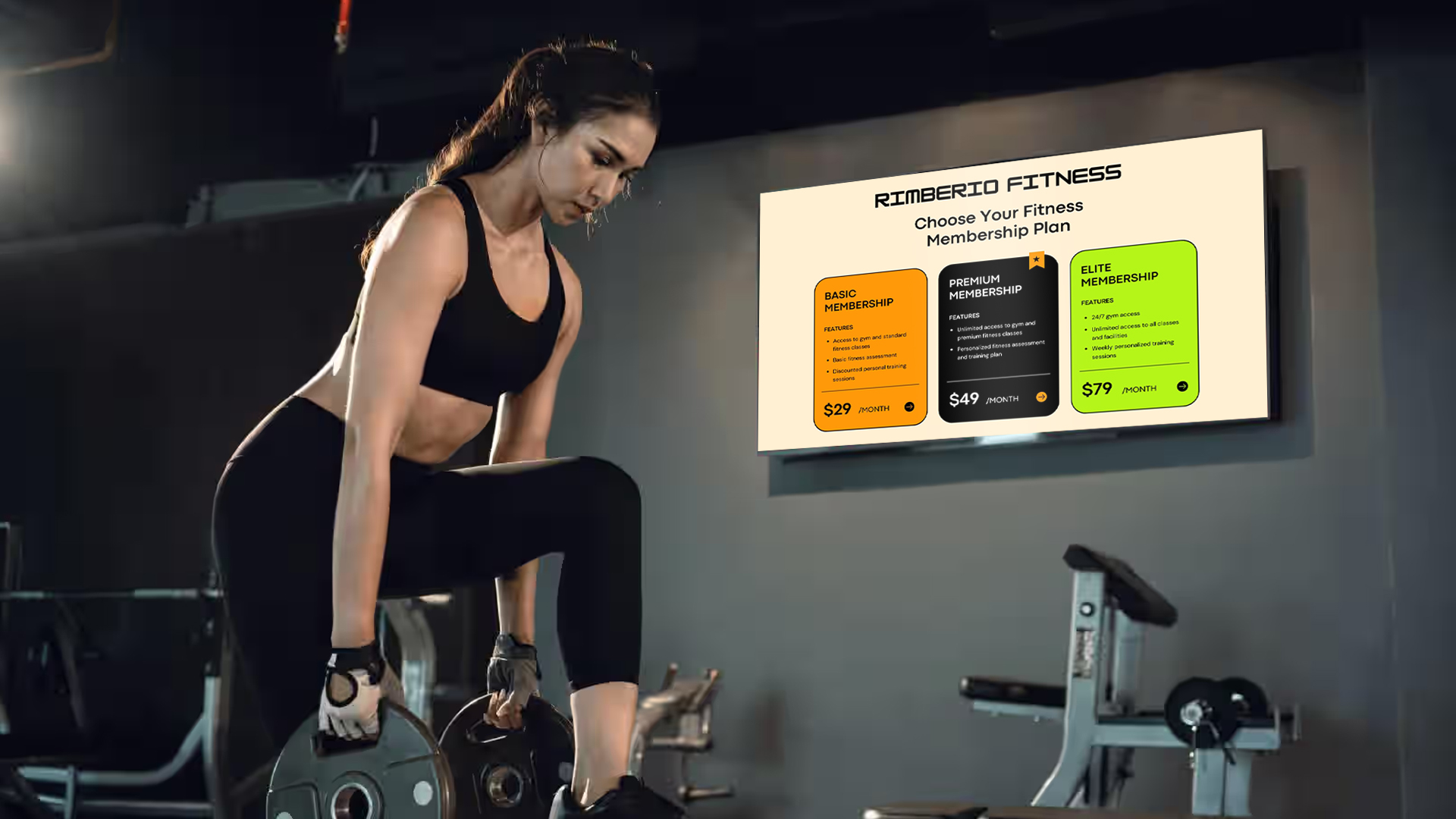 Why 90% of Gyms Leave Traditional Posters for Gym Digital Signage