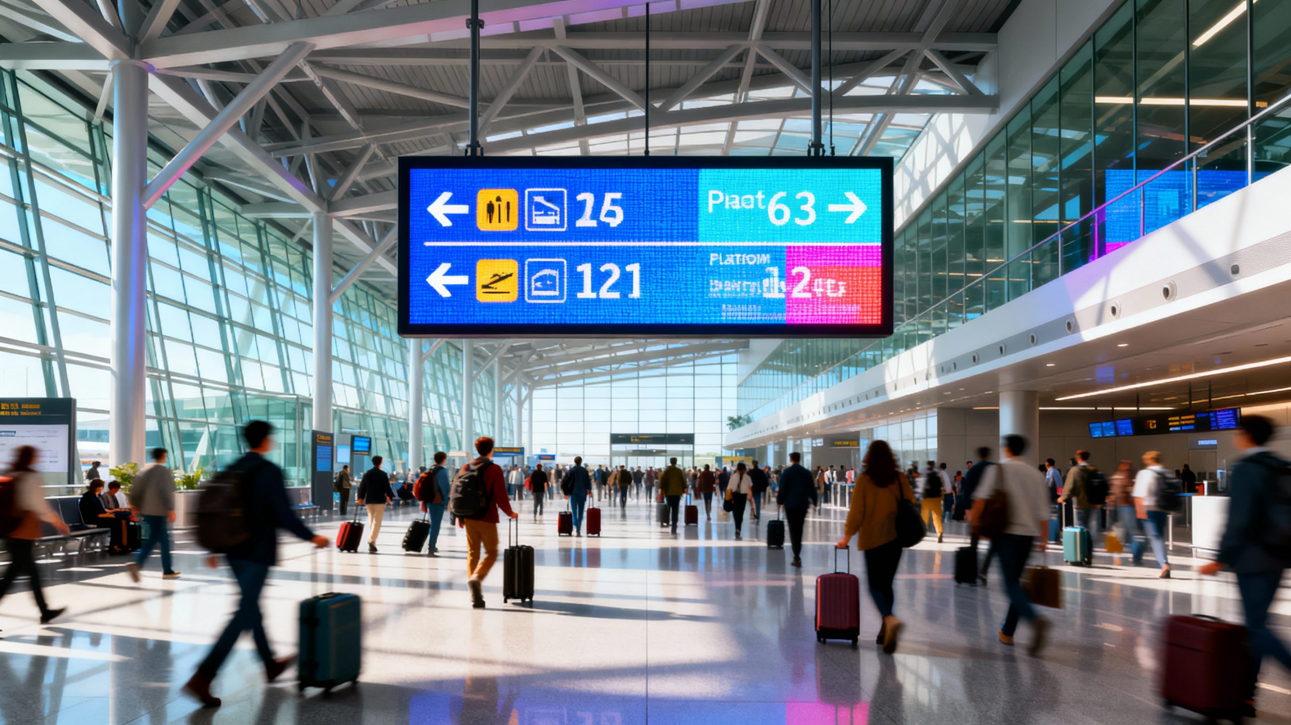 Transportation Digital Signage Measuring Its Impact on Business