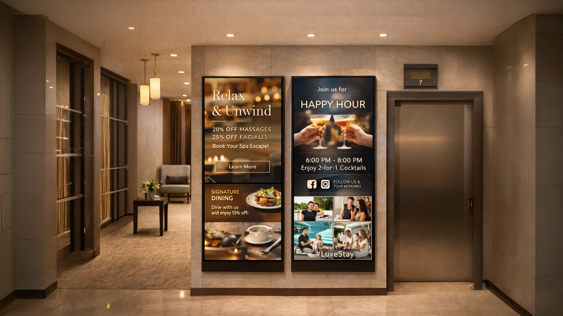 Top 10 Uses of Hotel Digital Signage