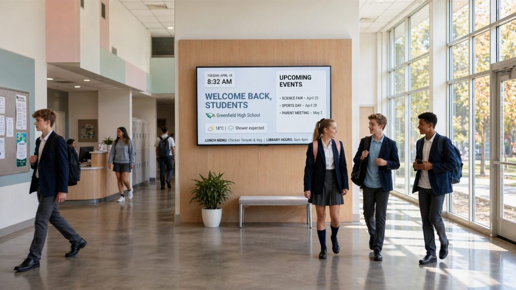 School Digital Signage