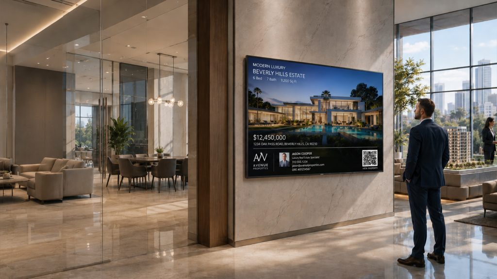 Real Estate Digital Signage