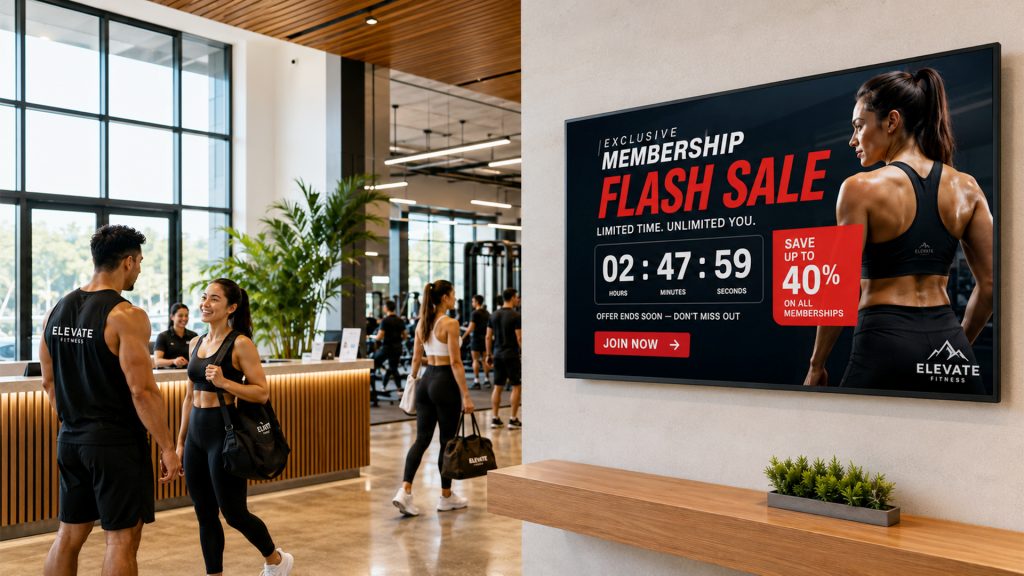 Gym Digital Signage