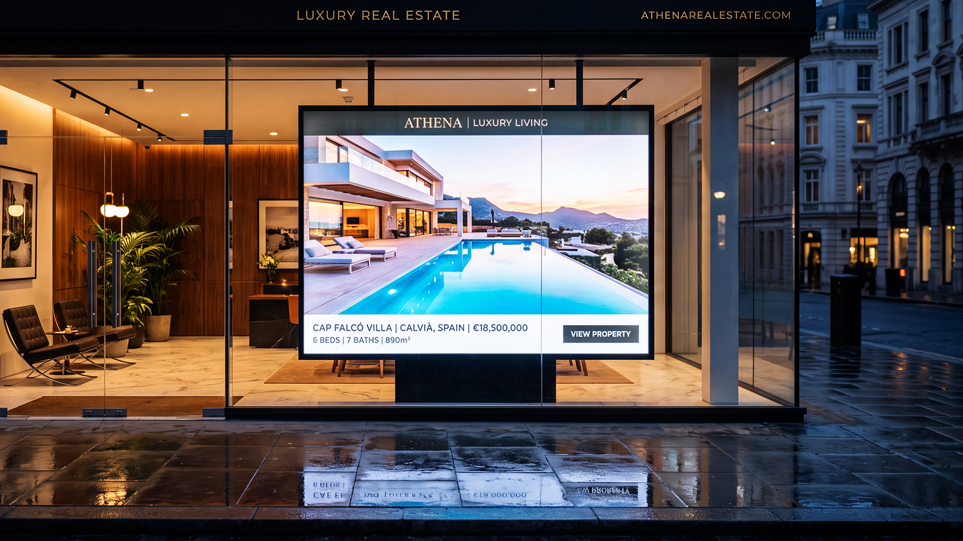 10 Real Estate Digital Signage Concepts for Effective Agency Branding