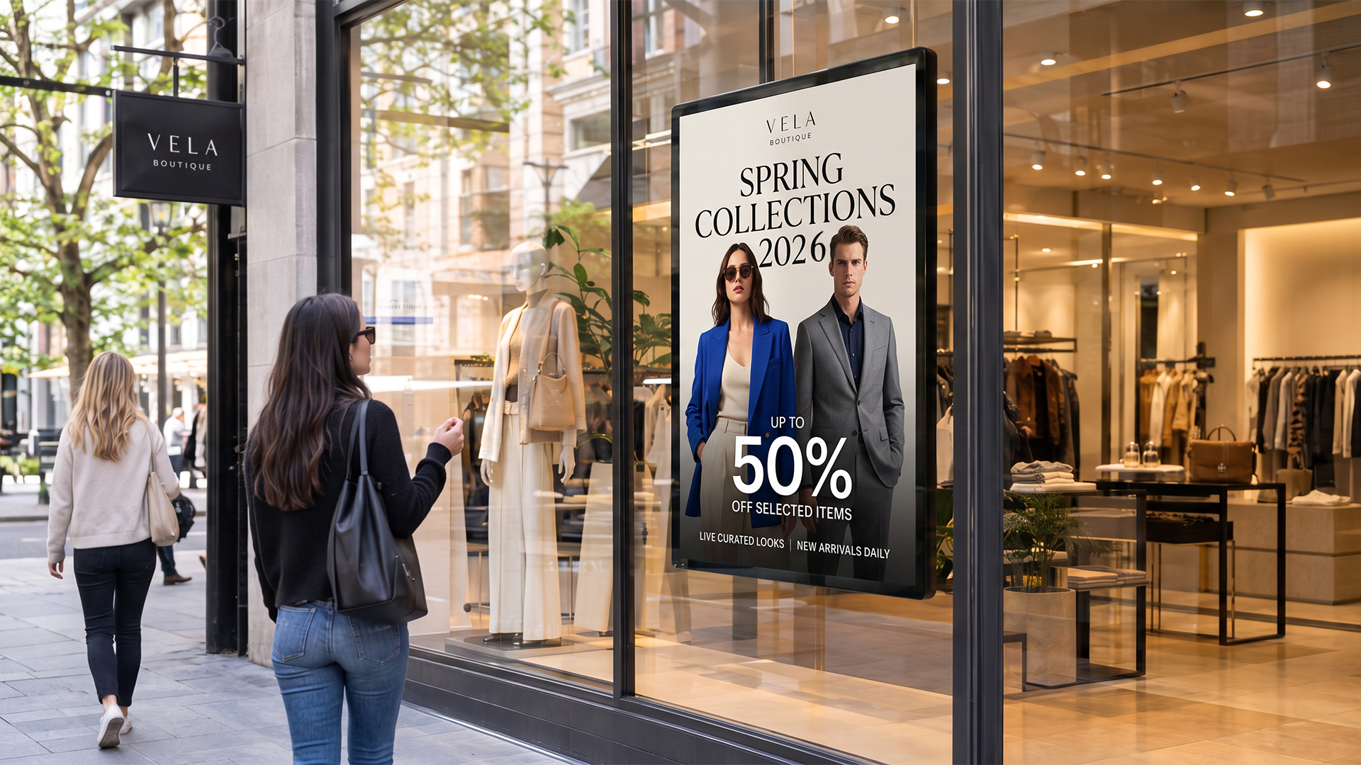 commercial grade digital signage screen