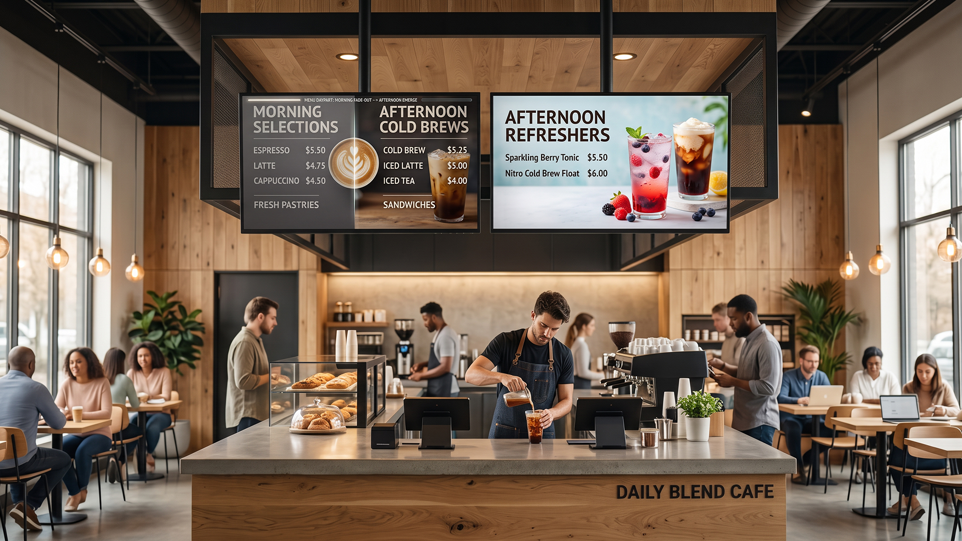 Digital Signage Retail store Disploy