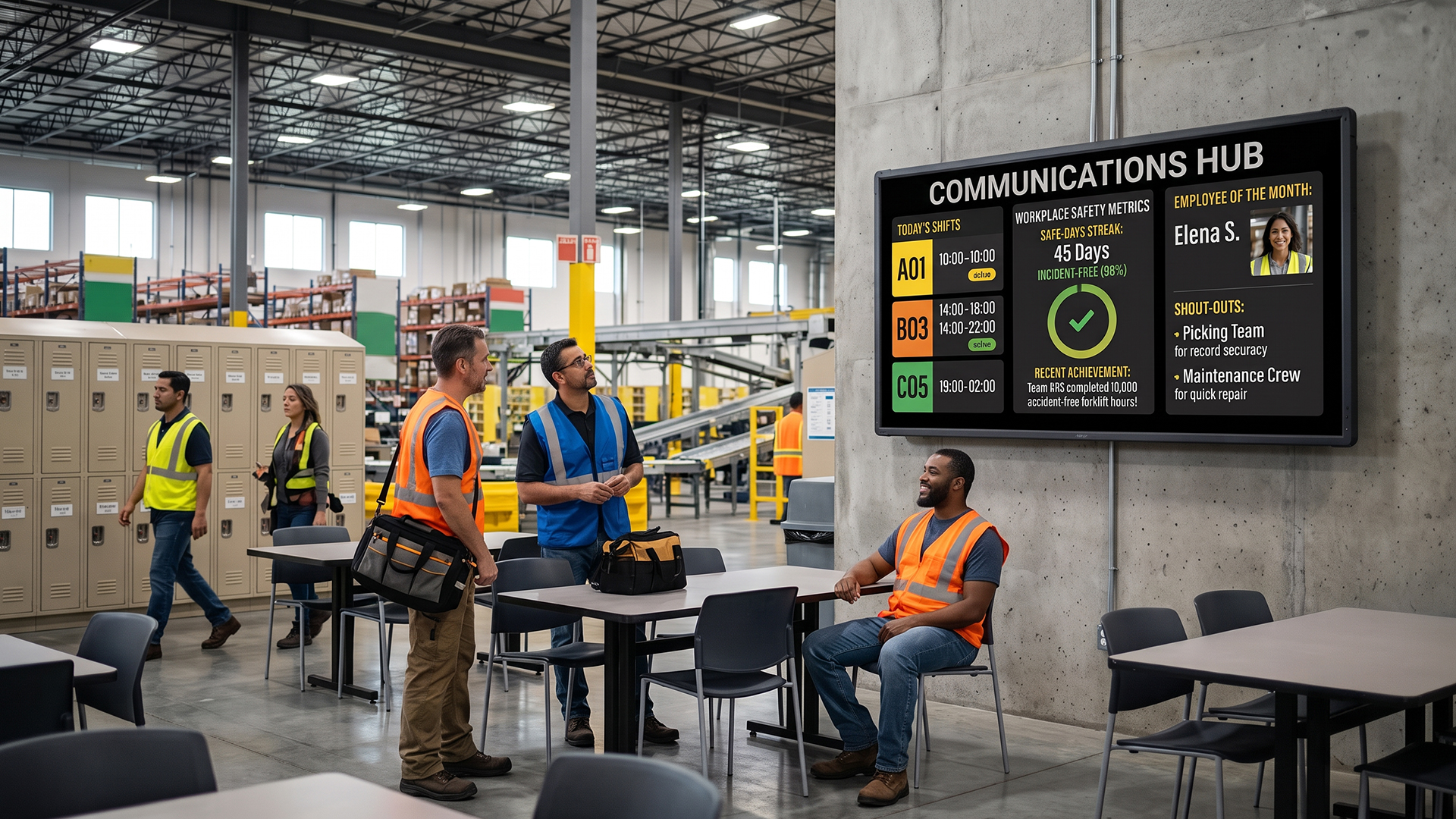 Enterprise Digital Signage - Communication Hub - Disploy