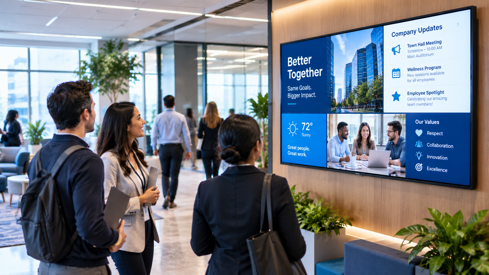Enterprise Digital Signage: The Internal Communication Fix Big Teams Need