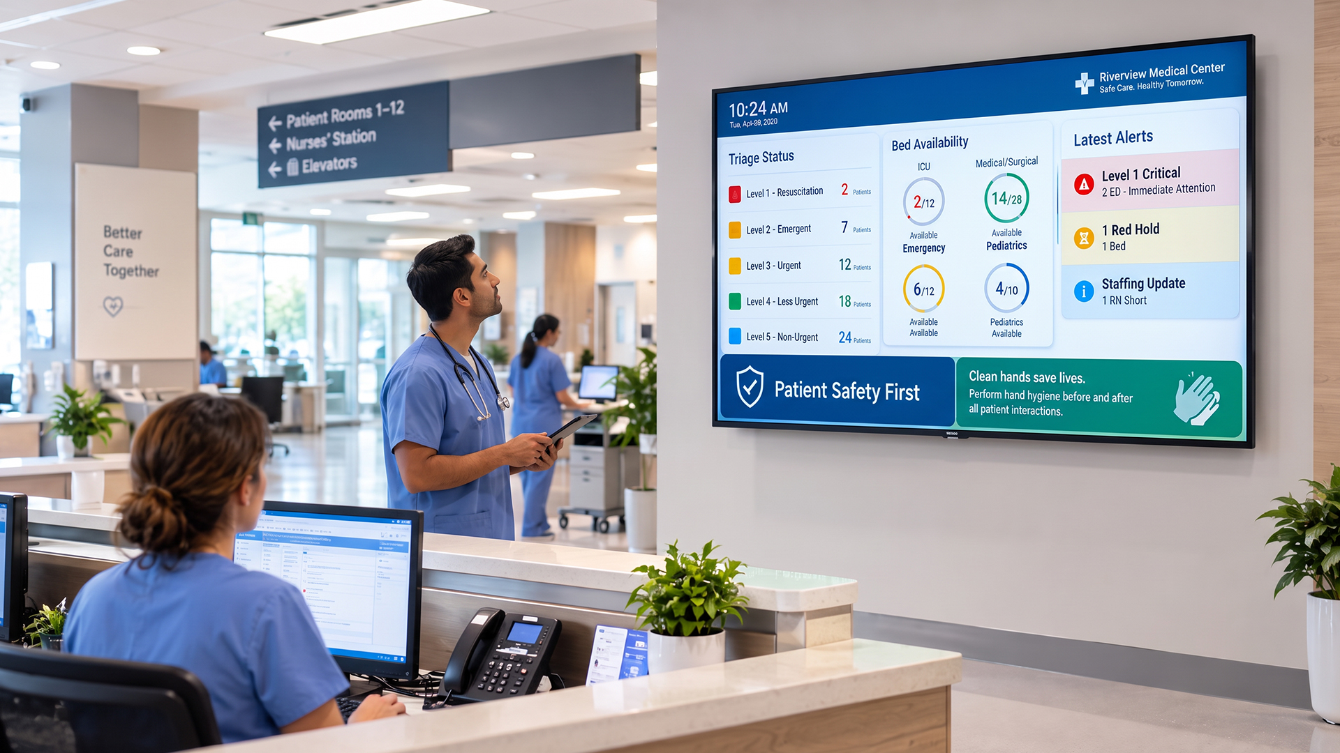 displaying a real time operational dashboard   Disploy Digital Signage