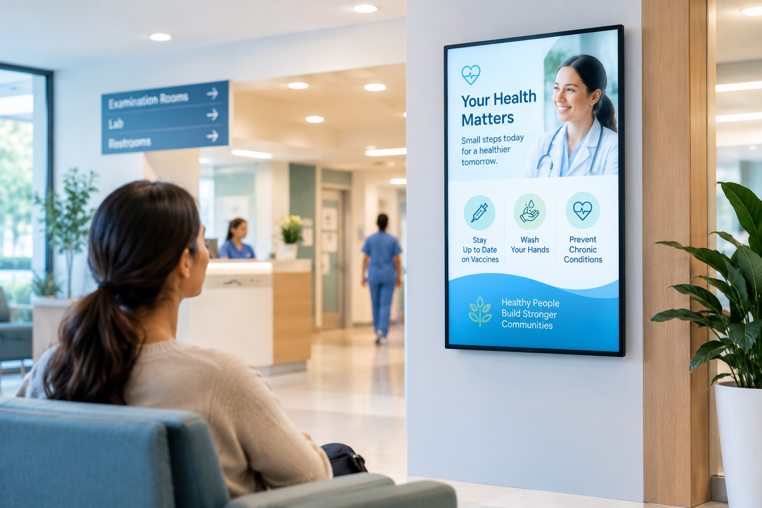 Digital Signage Healthcare Use Cases: From Waiting Rooms to Emergency Alerts