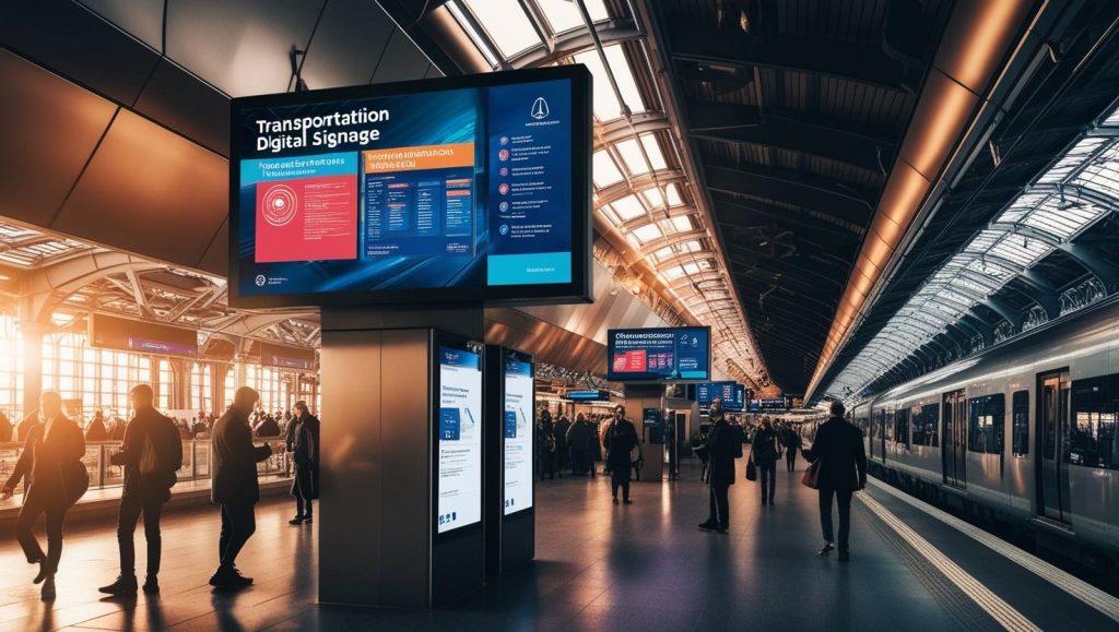 Transportation Digital Signage: 6 Game-Changing Ways 2 Transportation Digital Signage