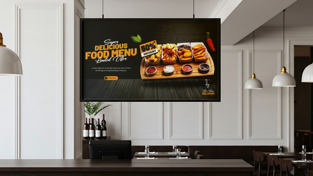 Restaurant Digital Menu Board