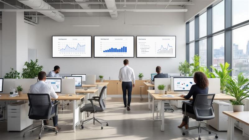 Why Modern Offices Need Office Digital Signage? 2 Office Digital Signage