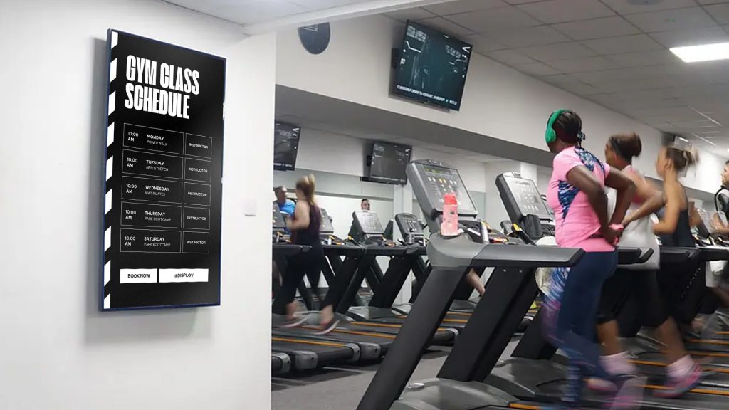 Gym Digital Signage