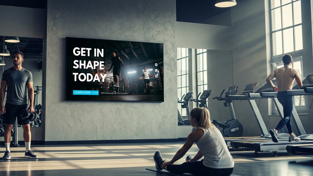 Gym Digital Signage